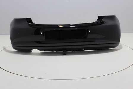 Sto&szlig;stange hinten +PDC +Auspuffausschnitt Volkswagen Polo 6R BRILJANTSCHWARZ (L041)